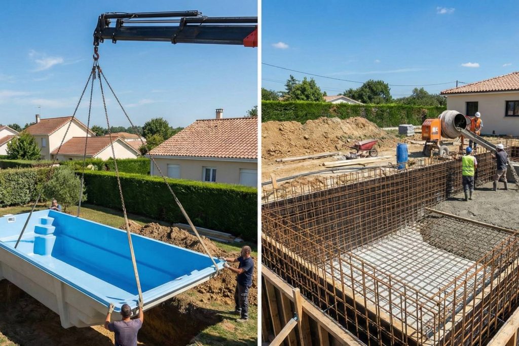 piscine coque ou béton