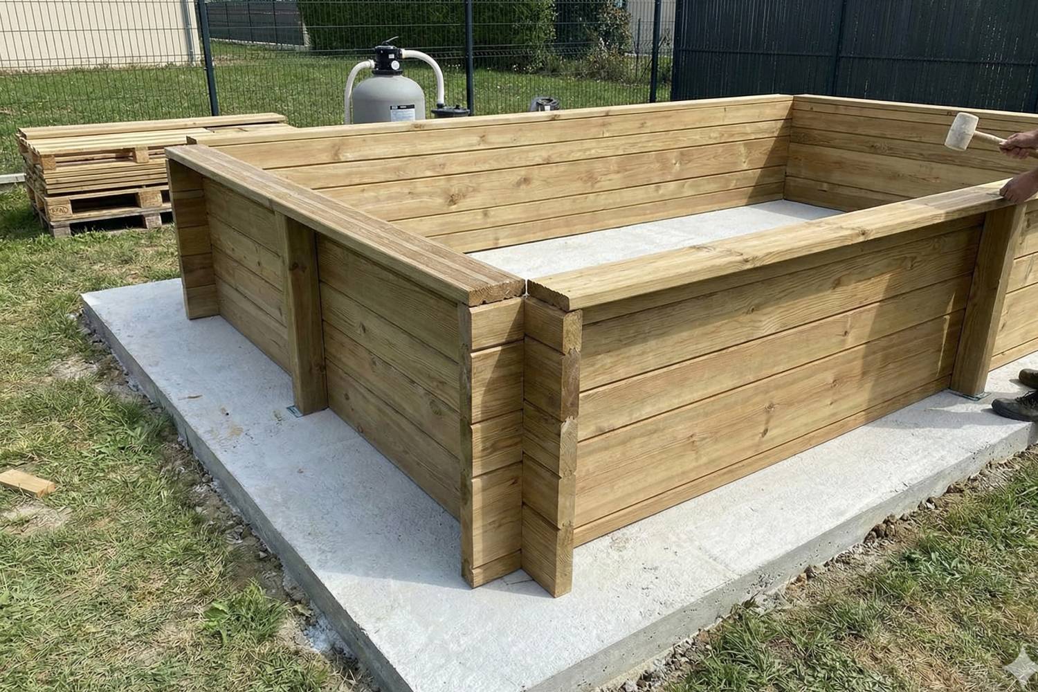 forme piscine bois hors sol