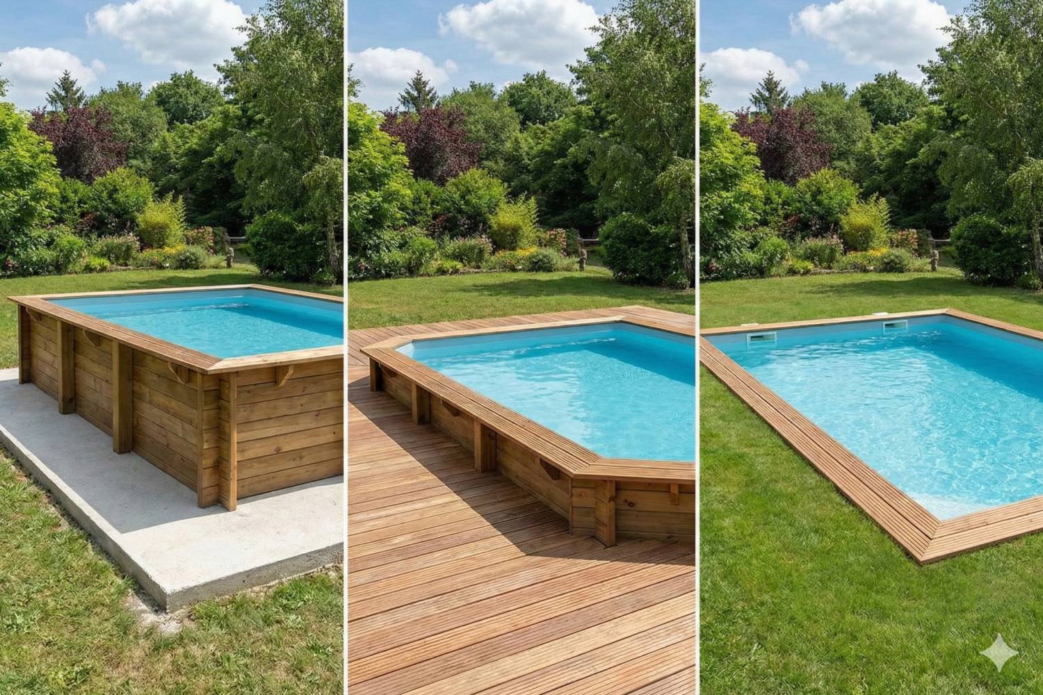 piscine bois rectangulaire
