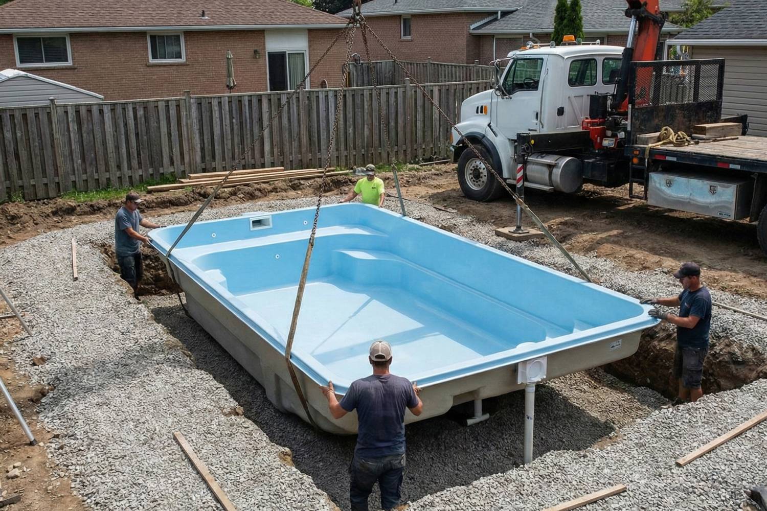 piscine coque polyester