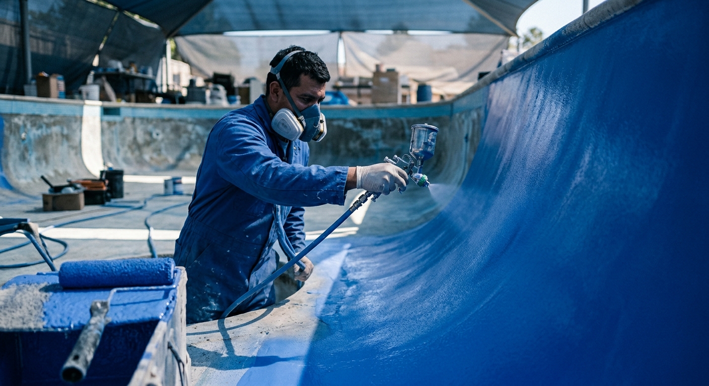 Comment appliquer et refaire le gelcoat d'une piscine de manière professionnelle