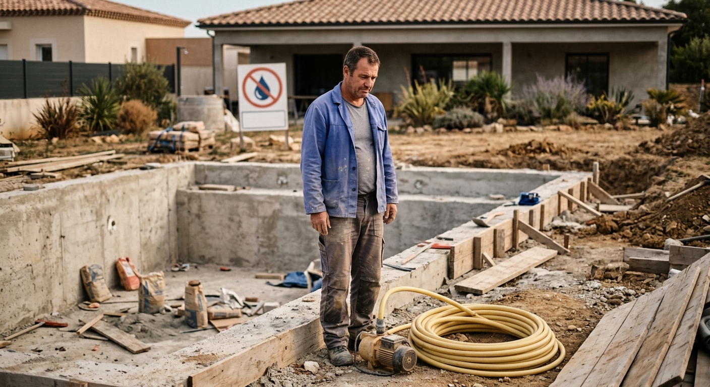 La fracture hydrique : quand la sécheresse bloque les chantiers