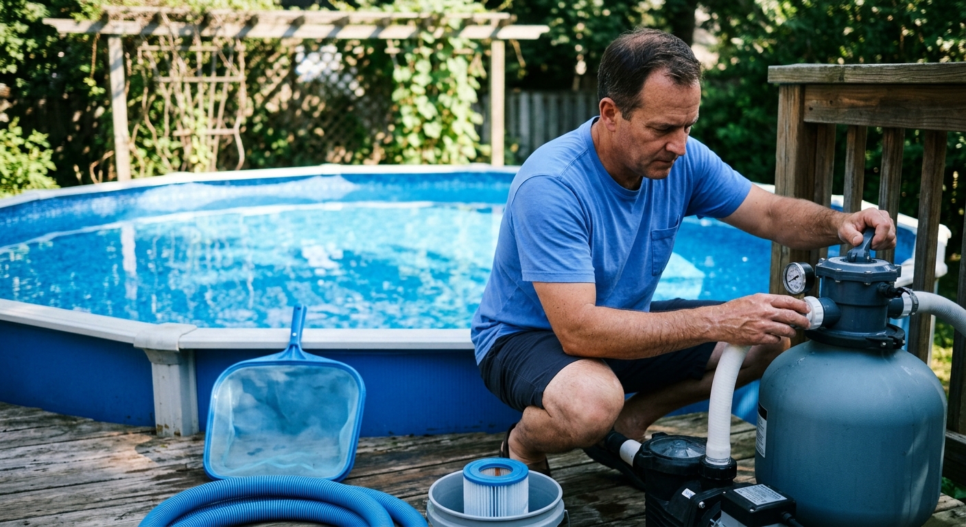 Maîtriser la filtration pour réussir l'entretien de la piscine hors sol