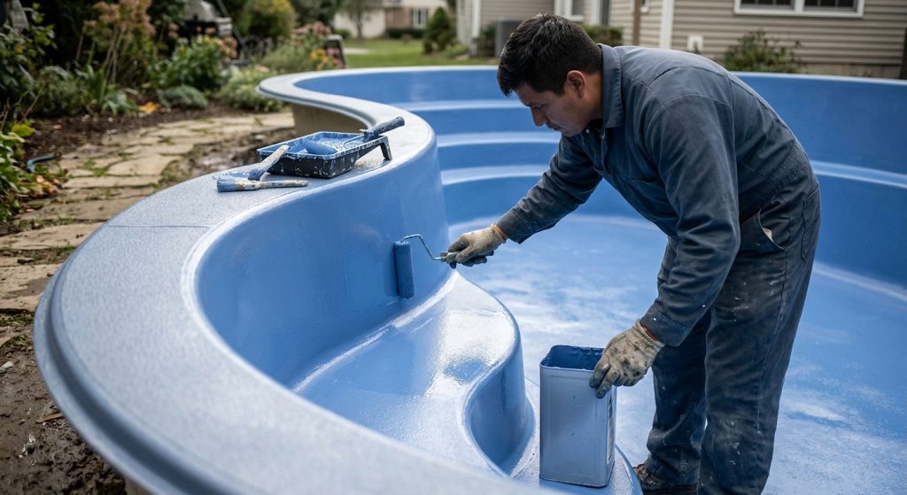 renovation dune piscine coque en gelcoat comment f
