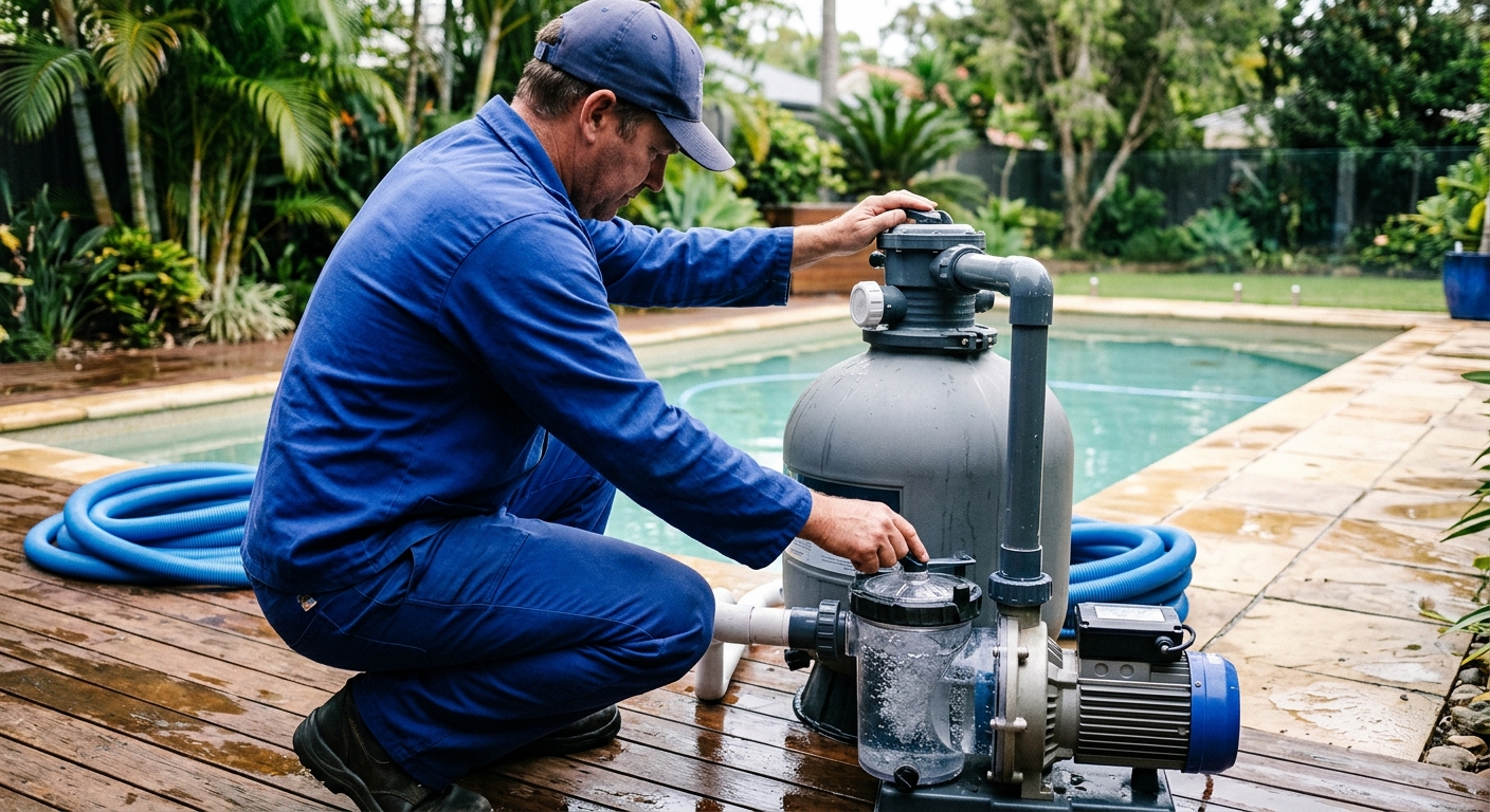 La filtration : l'étape prioritaire pour traiter une piscine trouble après un orage